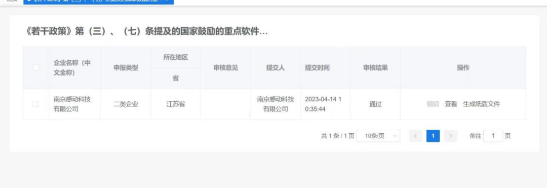贊！感動科技獲“國家鼓勵的重點軟件企業”認定